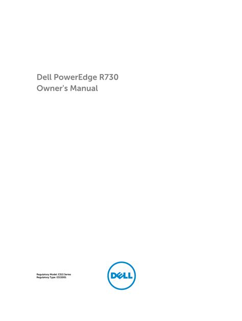 Dell PowerEdge R730 Owner's Manual .